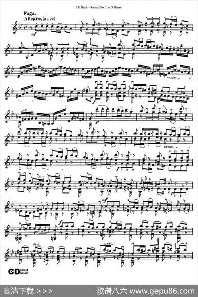 6ViolinSonatasandPartitas1.SonataNo.1GMinor|J·S·Bach（巴赫）