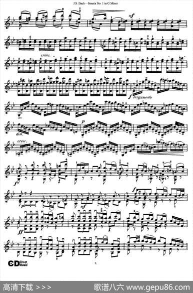 6ViolinSonatasandPartitas1.SonataNo.1GMinor|J·S·Bach（巴赫）