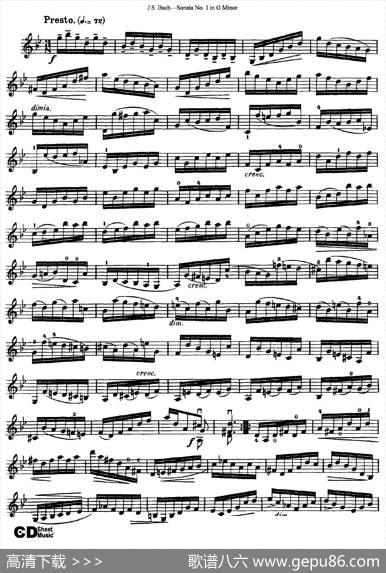 6ViolinSonatasandPartitas1.SonataNo.1GMinor|J·S·Bach（巴赫）