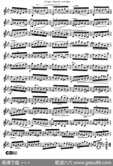 6ViolinSonatasandPartitas1.SonataNo.1GMinor|J·S·Bach（巴赫）