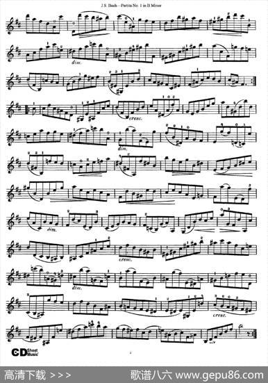 6ViolinSonatasandPartitas2.PartitaNo.1BMinor|J·S·Bach（巴赫）