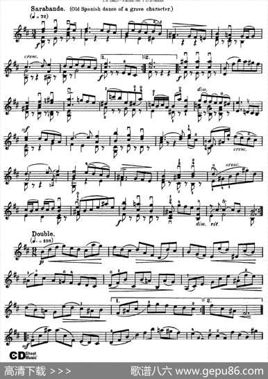 6ViolinSonatasandPartitas2.PartitaNo.1BMinor|J·S·Bach（巴赫）