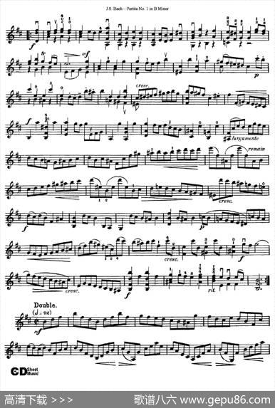 6ViolinSonatasandPartitas2.PartitaNo.1BMinor|J·S·Bach（巴赫）
