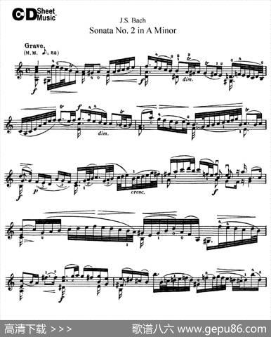 6ViolinSonatasandPartitas3.SonataNo.2AMinor|J·S·Bach（巴赫）