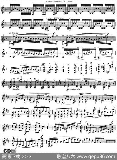 6ViolinSonatasandPartitas4.PartitaNo.2inDMinor|J·S·Bach（巴赫）