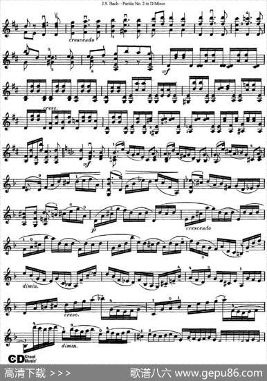 6ViolinSonatasandPartitas4.PartitaNo.2inDMinor|J·S·Bach（巴赫）