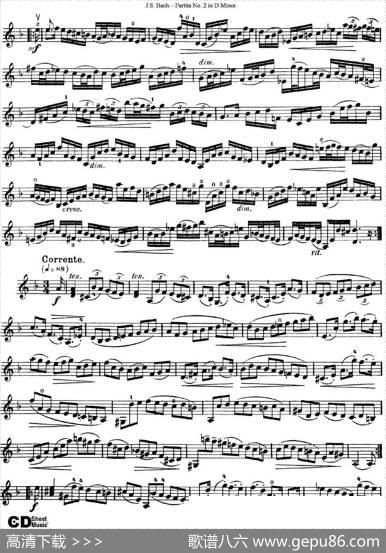 6ViolinSonatasandPartitas4.PartitaNo.2inDMinor|J·S·Bach（巴赫）