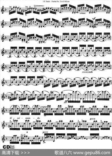 6ViolinSonatasandPartitas4.PartitaNo.2inDMinor|J·S·Bach（巴赫）