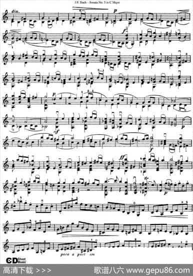 6ViolinSonatasandPartitas5.SonataNo.3inCMajor|J·S·Bach（巴赫）