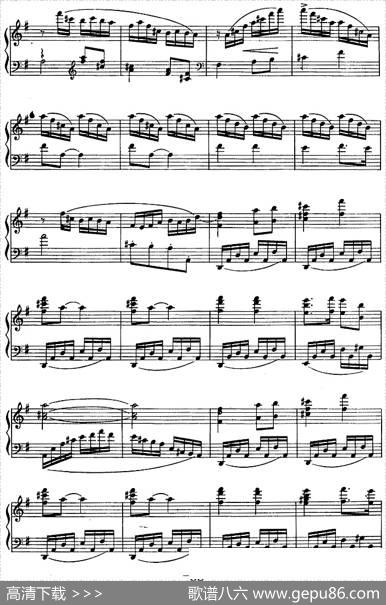 钢琴独奏·革命现代舞剧《红色娘子军》组曲（5．快乐的女战士）|杜鸣心改编