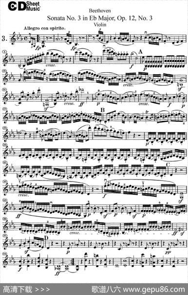 ViolinSonataNo.3inEbMajorOp.12No.3