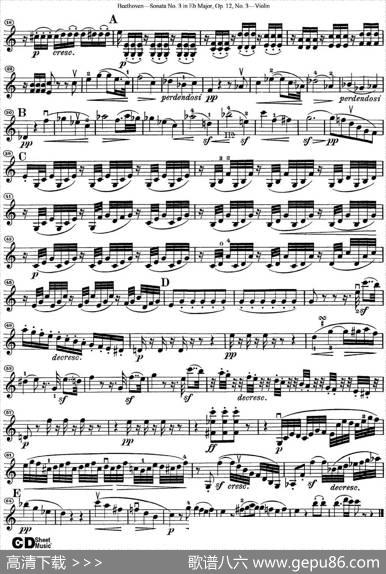 ViolinSonataNo.3inEbMajorOp.12No.3