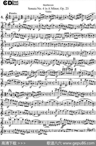 ViolinSonataNo.4inAMinorOp.23