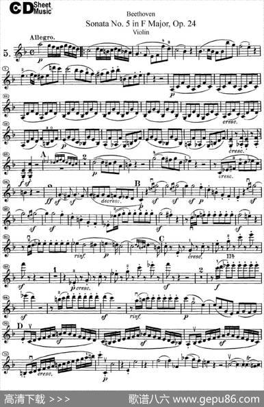 ViolinSonataNo.5inFMajorOp.24