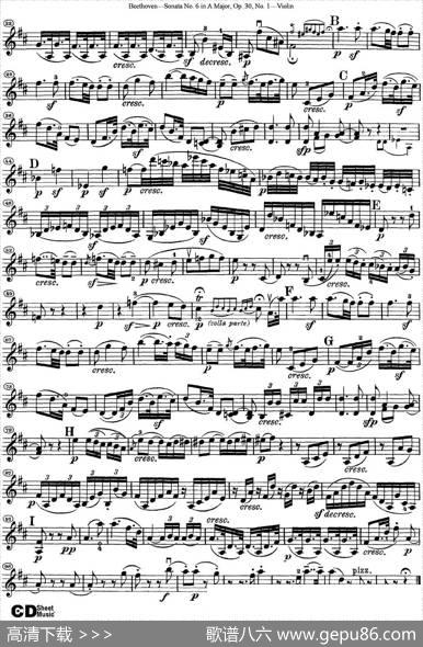 ViolinSonataNo.6inAMajorOp.30No.1