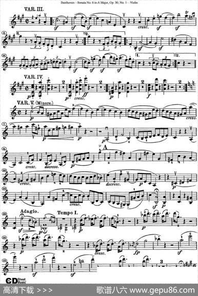 ViolinSonataNo.6inAMajorOp.30No.1