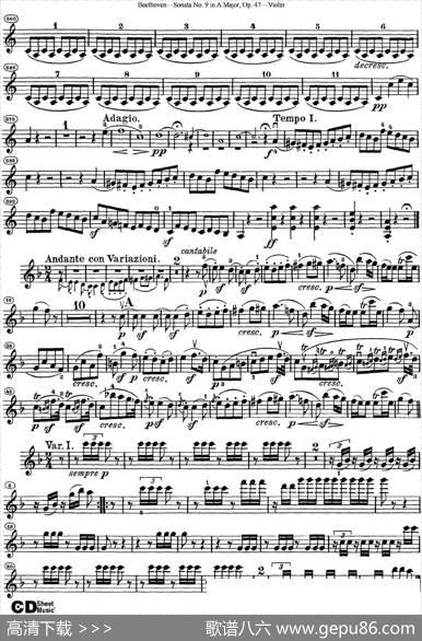 ViolinSonataNo.9inAMajorOp.47
