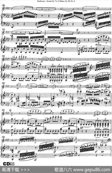 ViolinSonataNo.7inCMinorOp.30No.2（小提琴+钢琴伴奏）