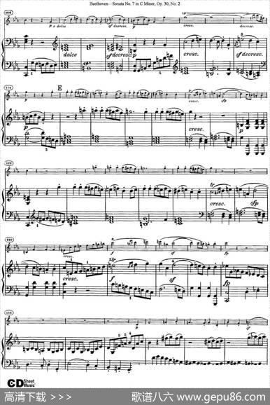 ViolinSonataNo.7inCMinorOp.30No.2（小提琴+钢琴伴奏）
