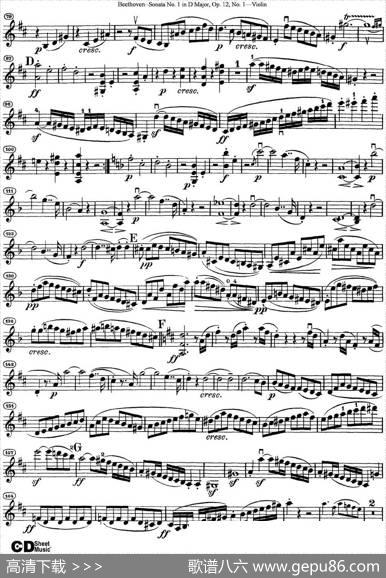 ViolinSonataNo.1inDMajorOp.12No.1