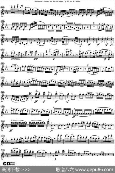 ViolinSonataNo.3inEbMajorOp.12No.3