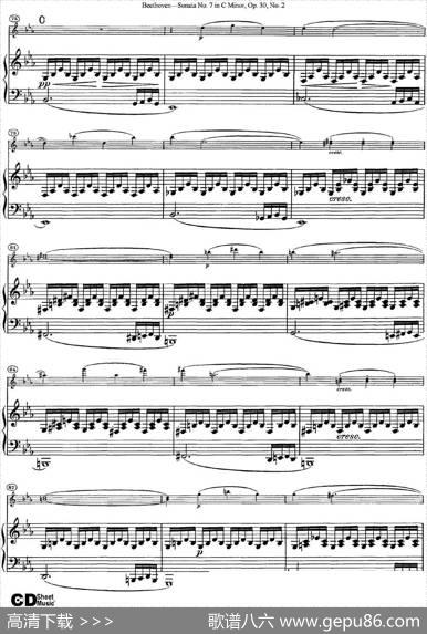ViolinSonataNo.7inCMinorOp.30No.2（小提琴+钢琴伴奏）