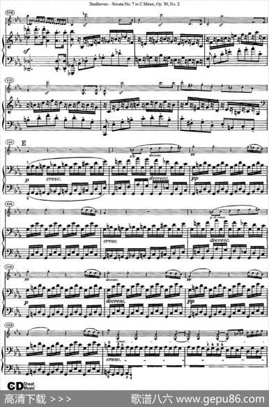 ViolinSonataNo.7inCMinorOp.30No.2（小提琴+钢琴伴奏）