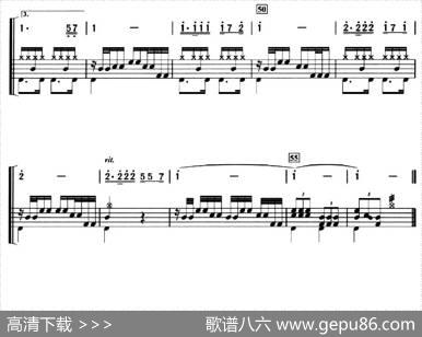我们是黄河泰山（架子鼓、简谱+鼓谱）|士心