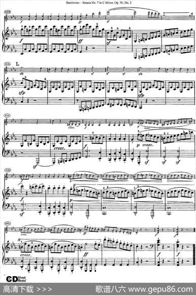 ViolinSonataNo.7inCMinorOp.30No.2（小提琴+钢琴伴奏）