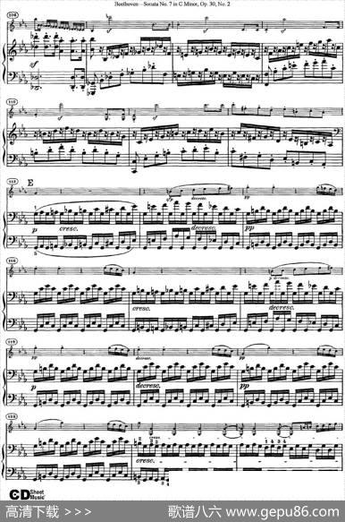 ViolinSonataNo.7inCMinorOp.30No.2（小提琴+钢琴伴奏）