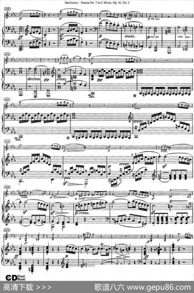 ViolinSonataNo.7inCMinorOp.30No.2（小提琴+钢琴伴奏）