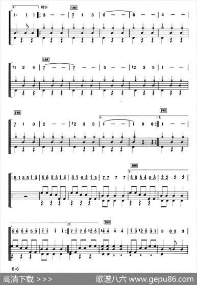 [法]溜冰圆舞曲（架子鼓、简谱+鼓谱）|[法]埃米尔·瓦尔德退费尔