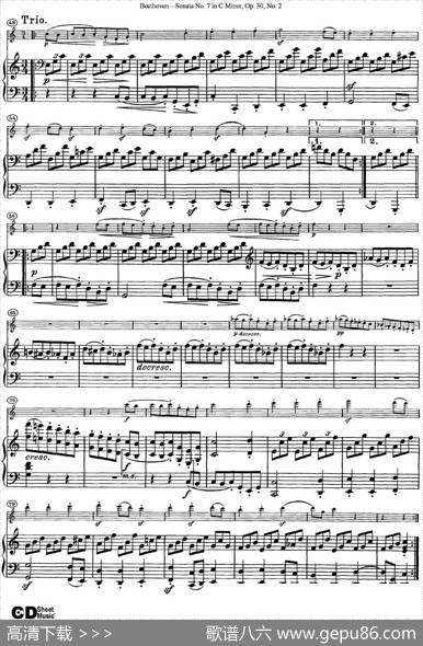 ViolinSonataNo.7inCMinorOp.30No.2（小提琴+钢琴伴奏）