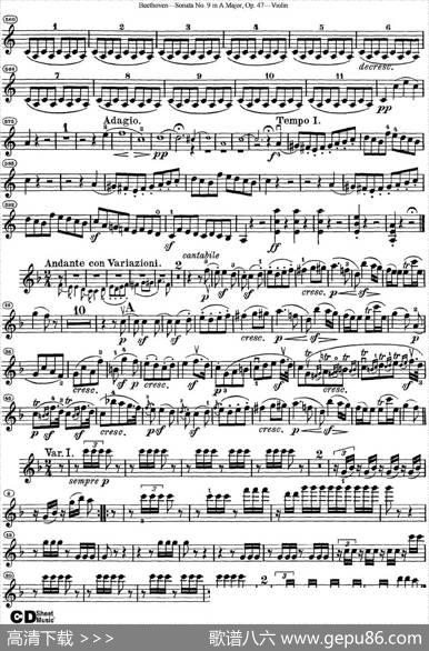 ViolinSonataNo.9inAMajorOp.47