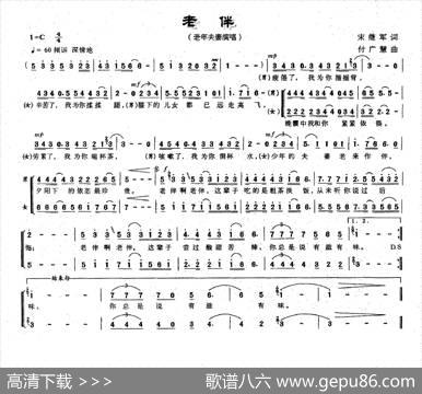 老伴（宋继军词付广慧曲） - 宋继军|付广慧