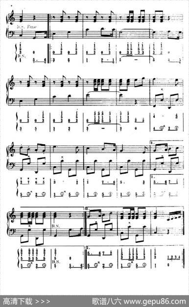 运动员进行曲（五线谱+简谱）