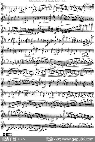 ViolinSonataNo.1inDMajorOp.12No.1