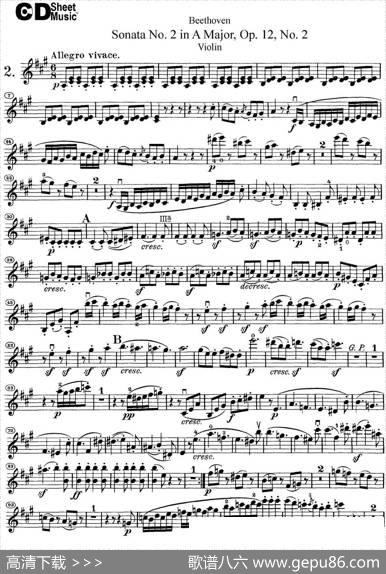 ViolinSonataNo.2inAMajorOp.12No.2