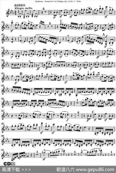 ViolinSonataNo.3inEbMajorOp.12No.3