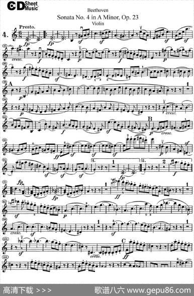 ViolinSonataNo.4inAMinorOp.23