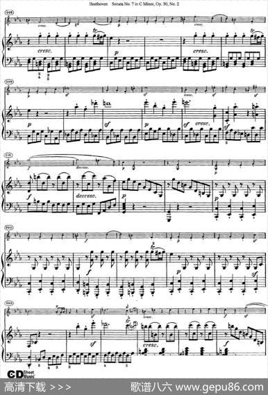 ViolinSonataNo.7inCMinorOp.30No.2（小提琴+钢琴伴奏）