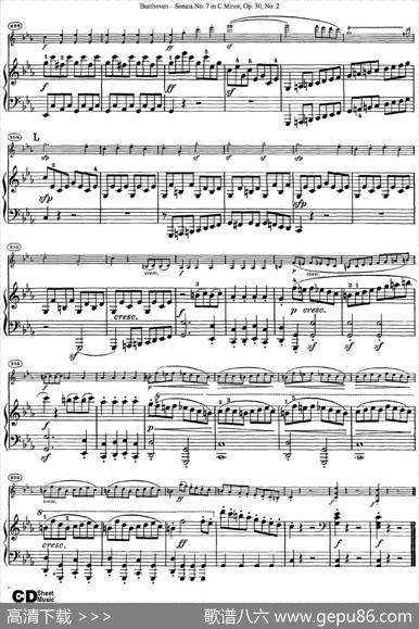 ViolinSonataNo.7inCMinorOp.30No.2（小提琴+钢琴伴奏）
