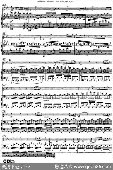 ViolinSonataNo.7inCMinorOp.30No.2（小提琴+钢琴伴奏）