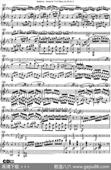 ViolinSonataNo.7inCMinorOp.30No.2（小提琴+钢琴伴奏）