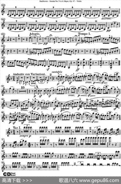 ViolinSonataNo.9inAMajorOp.47