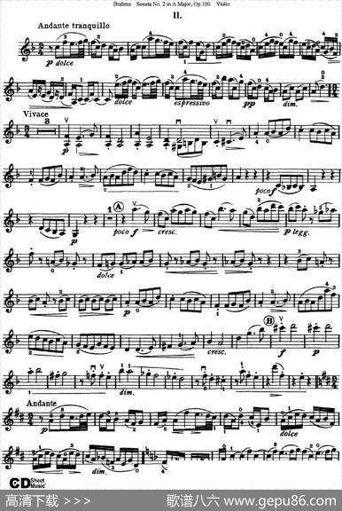 ViolinSonataNo.2inAMajorOp.100