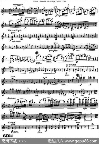 ViolinSonataNo.2inAMajorOp.100