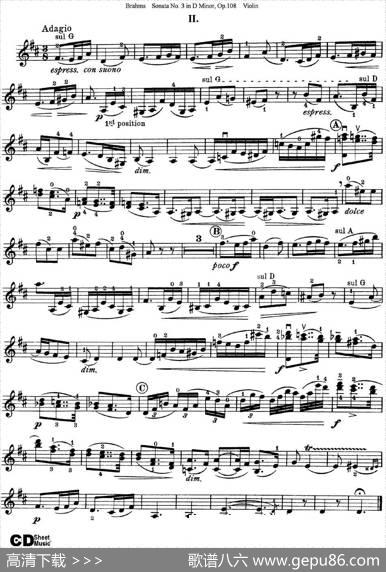 ViolinSonataNo.3inDMinorOp.108
