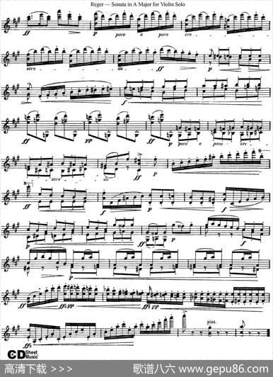 SonatainAMajorforSoloViolinOp.42No.2