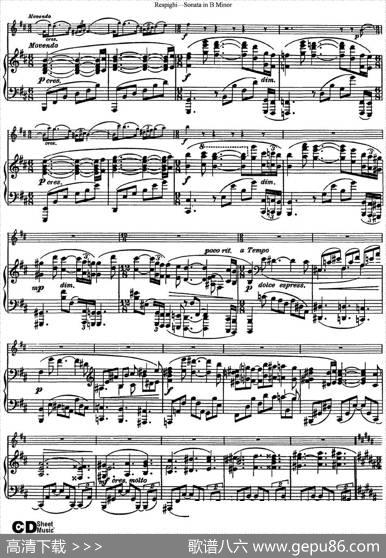 ViolinSonatainBMinor（小提琴+钢琴伴奏）